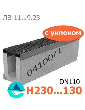 Maxi DN110 лоток бетонный водоотводный с уклоном