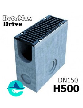 DN150 H500 BetoMax Drive пескоуловитель бетонный с решеткой, кл. D