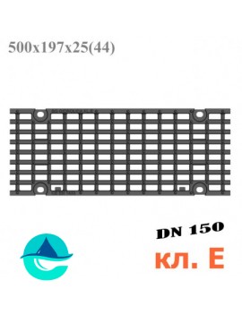 DN150 500/197/25 решетка чугунная ячеистая кл. E