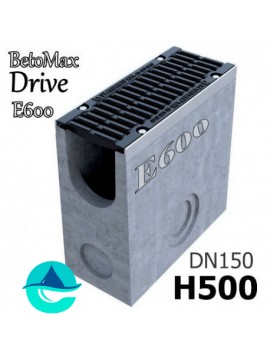 DN150 H500 BetoMax Drive пескоуловитель бетонный с решеткой, кл. E
