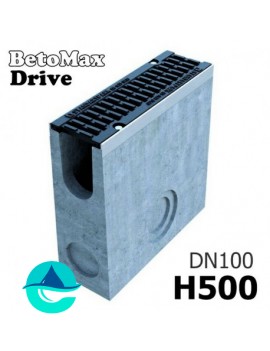 DN100 H500 BetoMax Drive пескоуловитель бетонный с решеткой, кл. D