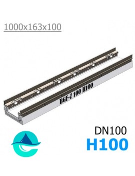 BGF-Z DN100 H100 лоток бетонный водоотводный