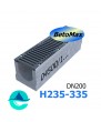 BetoMax ЛВ-20.29.31-Б-У01 лоток водоотводный бетонный с решеткой чугунной щелевой ВЧ-50 КЛ.D или E (комплект)